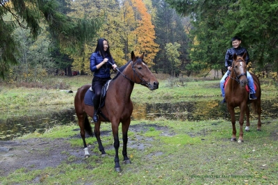 Конные прогулки в Шуваловском парке_7
