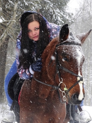 Лошади зимой_5