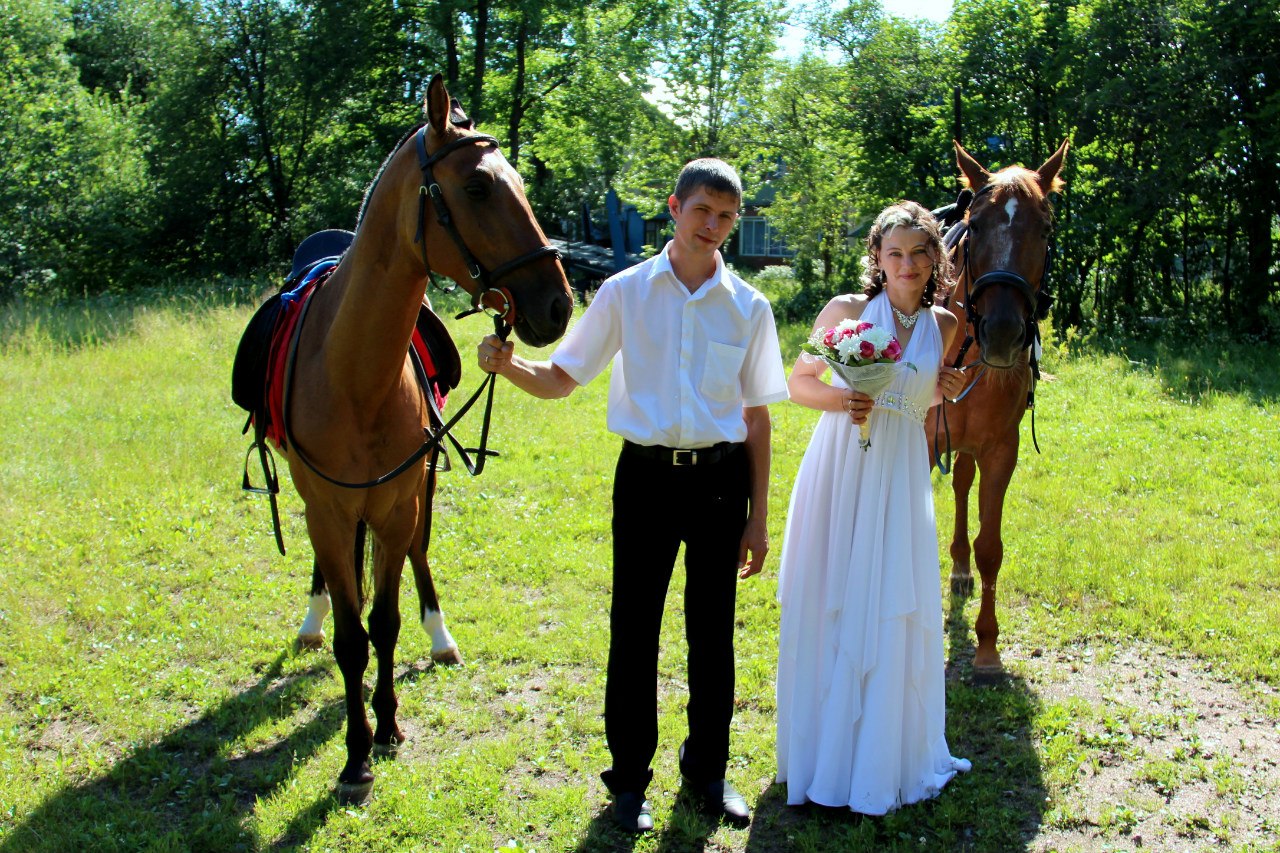 Свадьба на лошадях в Санкт-Петербурге